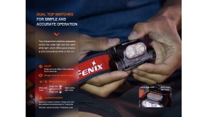 Fenix HM65R-T V2.0 - Lanternă frontală - 1600 Lumeni - 170 Metri - Dark Purple